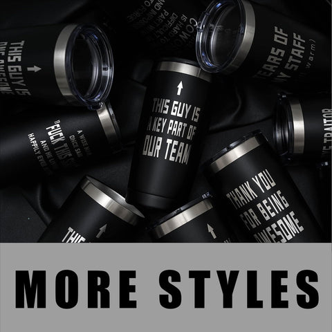 ARIABLE Christmas gift for men, a practical yet humorous 20oz tumbler.
