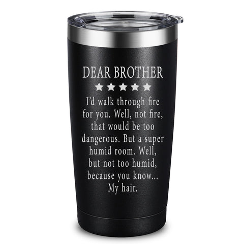 ARIABLE engraved tumbler design on a sleek black 20oz mug for gifting.