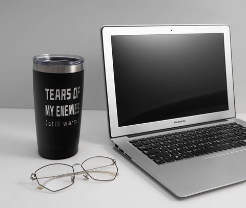 ARIABLE Tears Of My Enemies 20oz tumbler durability designed for daily use and travel.