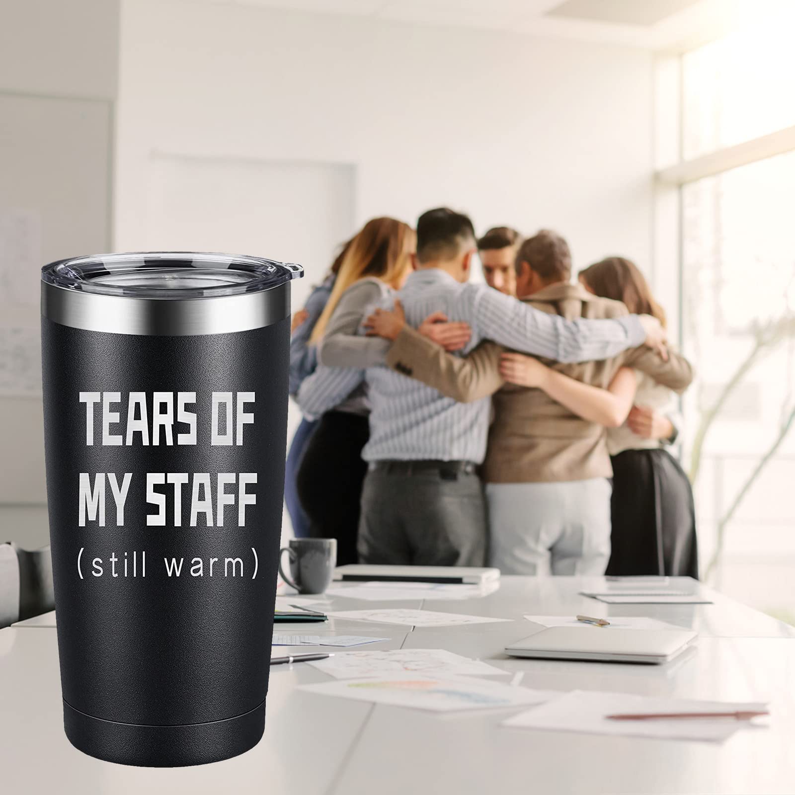 ARIABLE Tears of My Staff tumbler cap, BPA-free lid for spill-free sipping