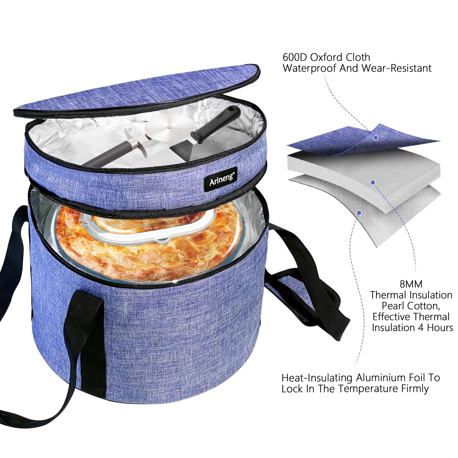 Arineng non-slip heating pad maintains pastry temperature during transit