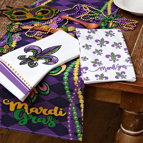 ARKENY Mardi Gras 18x26 dish towel as a thoughtful kitchen gift idea.