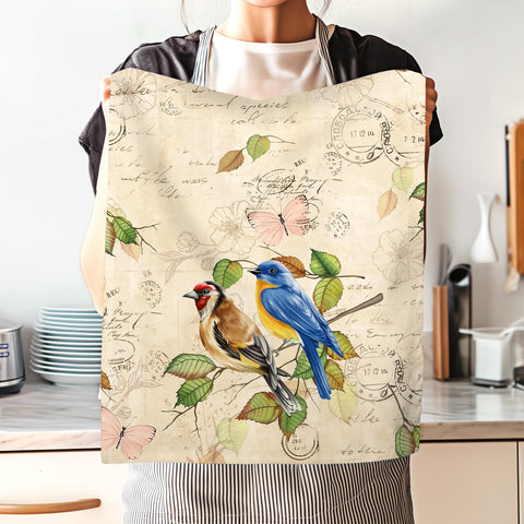Arquiel four-pack kitchen towels show large size 18.9 by 27.5 inches.