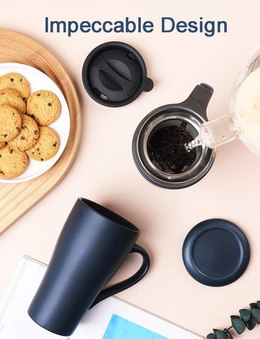 ARRADEN tea cup lid doubles as saucer and car-friendly seal