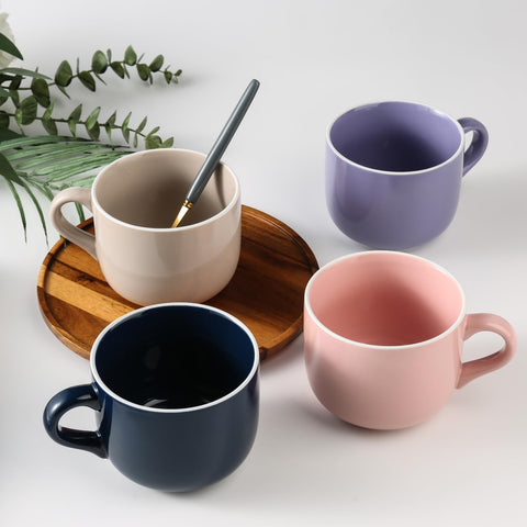 ARRADENS purple mug suits breakfast porridge and cozy evenings.