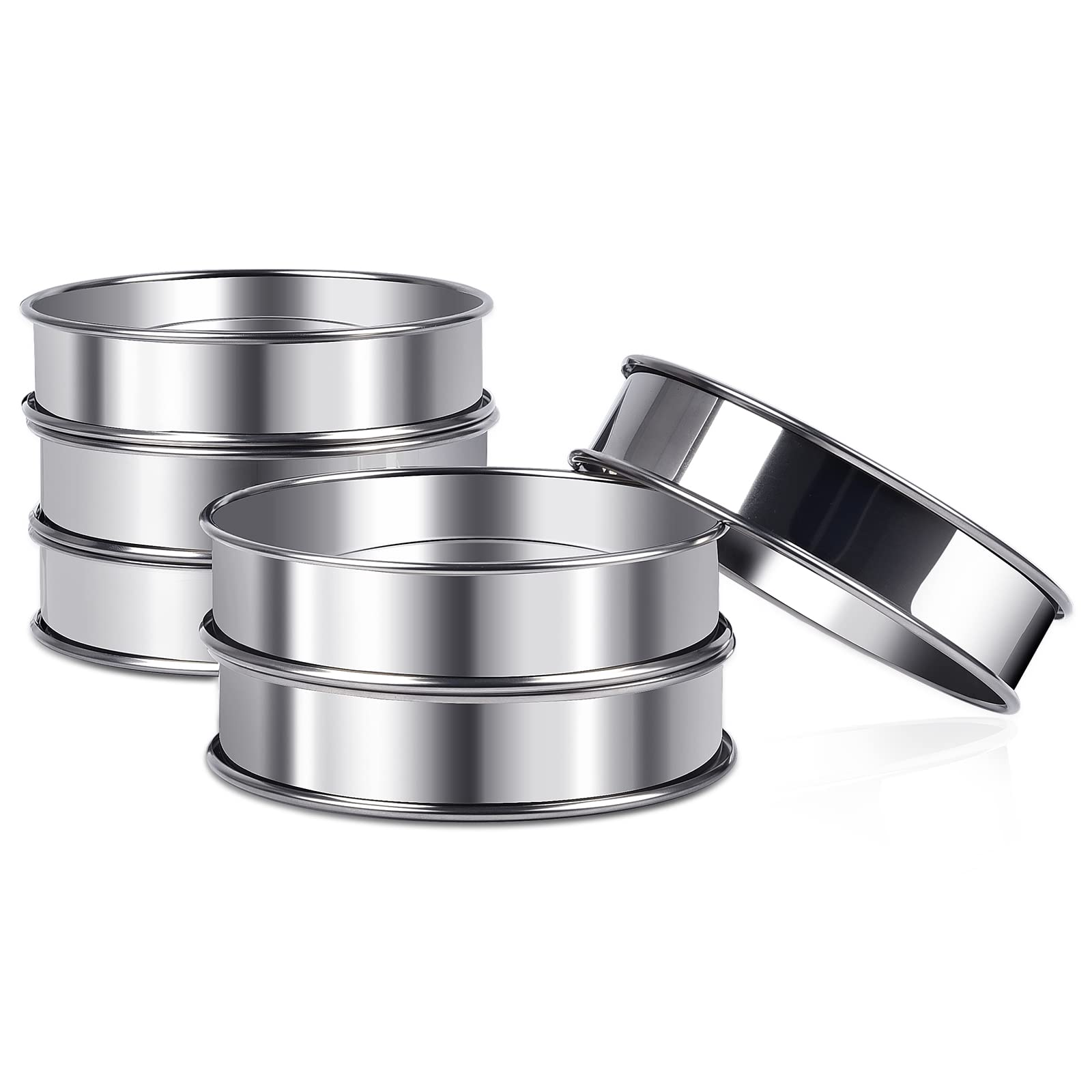 ARRITZ 4-inch English muffin rings create uniform muffins and crumpets.