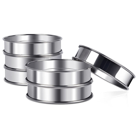 ARRITZ 4-inch English muffin rings create uniform muffins and crumpets.