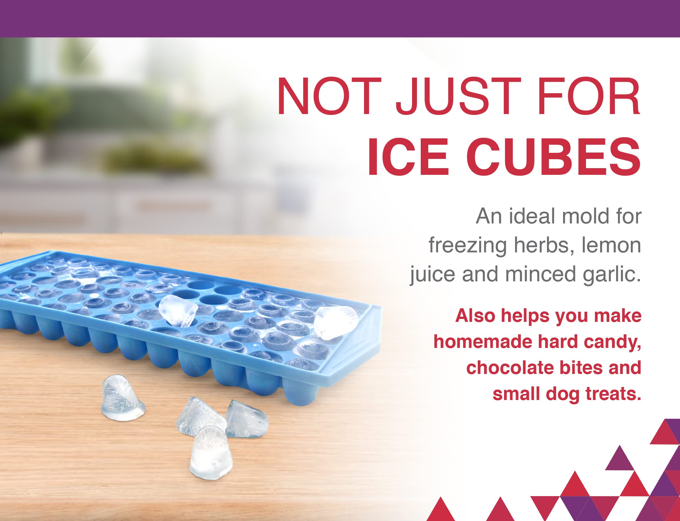 Arrow Mini Ice Cube Trays BPA-free and food-safe materials.
