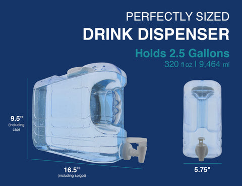 Arrow Oasis wide opening and lid for easy filling and ice addition