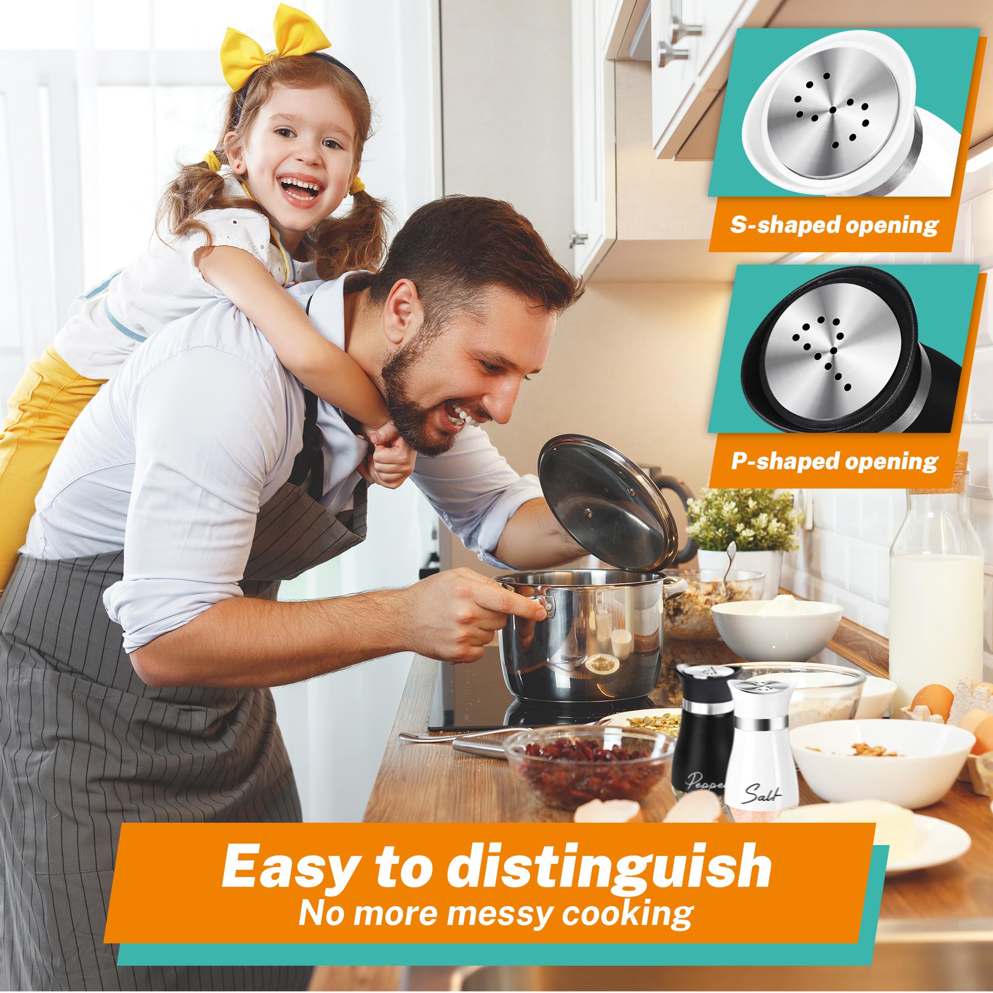 Arrozon glass bottom lets you see remaining spices at a glance.