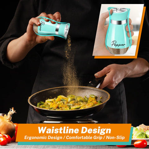 Arrozon 4oz capacity keeps spices within reach without frequent refills.