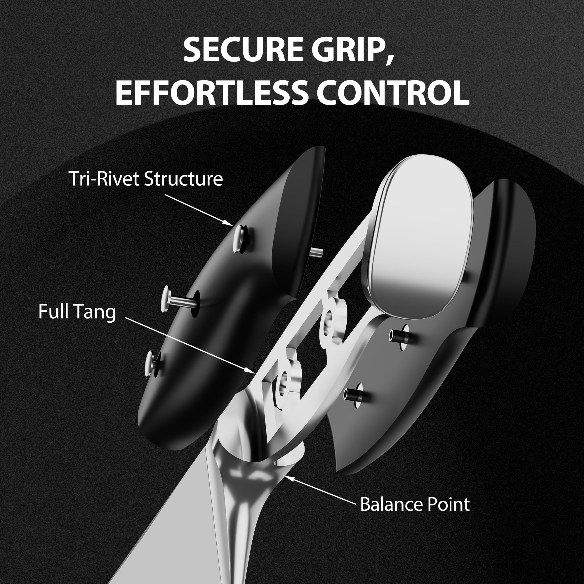 Arrtcy 5-inch utility knife perfect for peeling and trimming