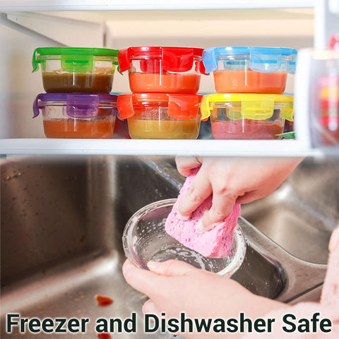 ARSUK durable portion containers for meal prep and storage