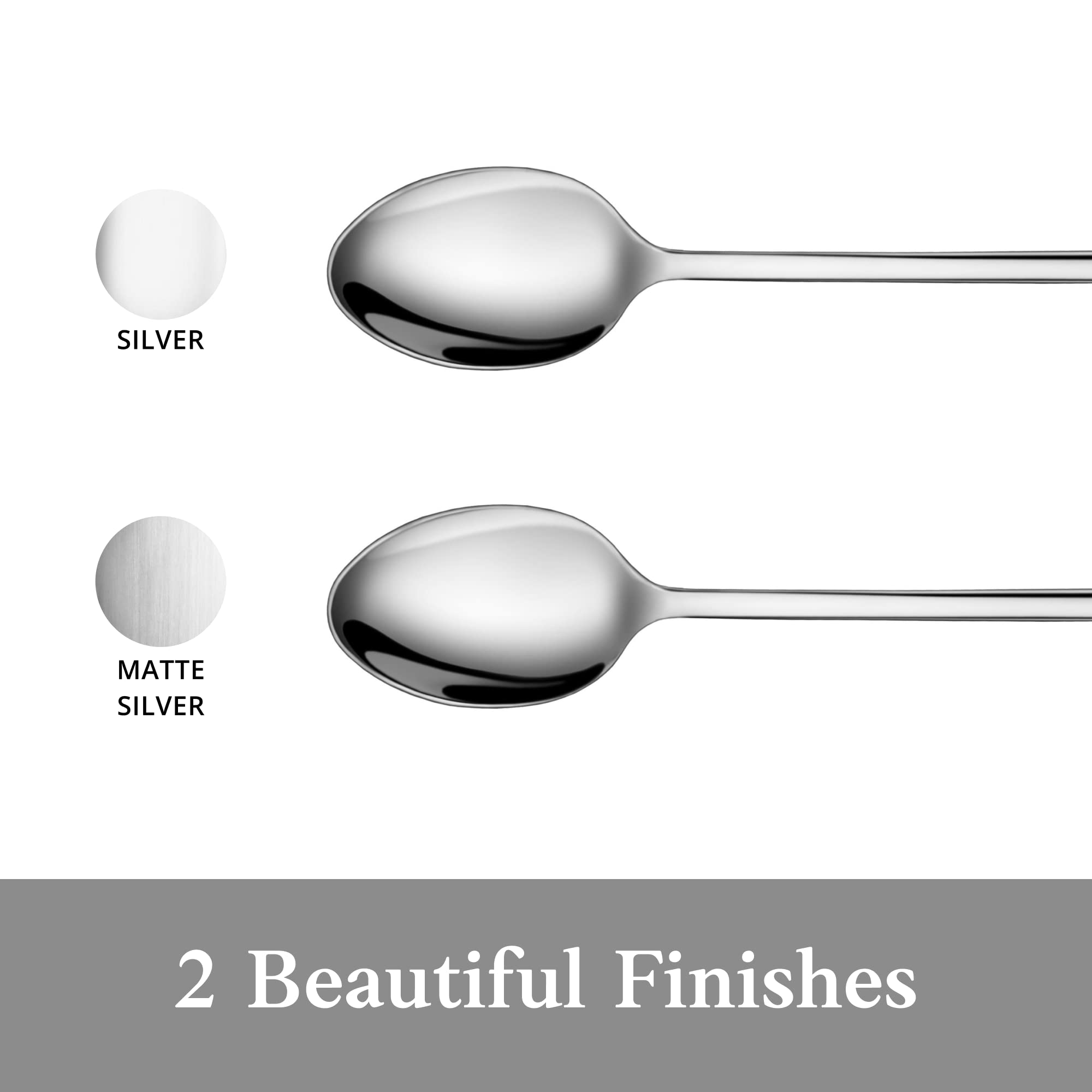 Artaste Rain spoons in use stirring ice-filled drinks smoothly.