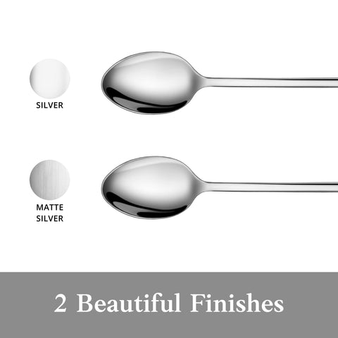Artaste Rain spoons in use stirring ice-filled drinks smoothly.
