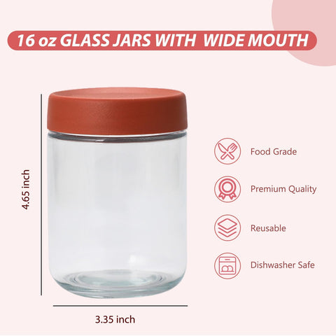 Artcochan airtight-glass-jar showcasing leak-free storage and freshness.