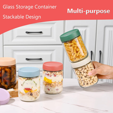 Artcochan fridge and freezer safe jar ideal for chilled yogurt or desserts.