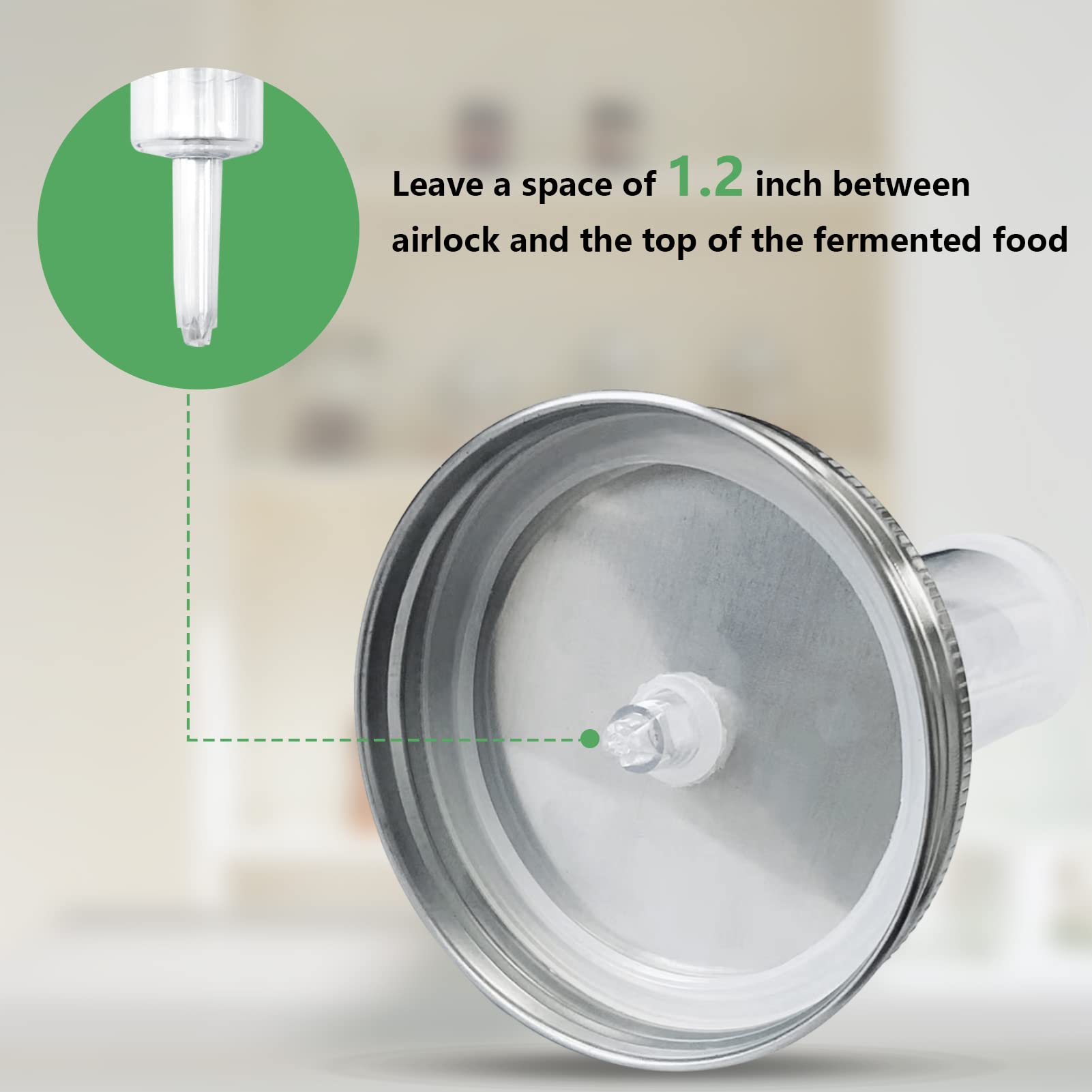 Artcome complete fermentation kit shown with jar (not included)