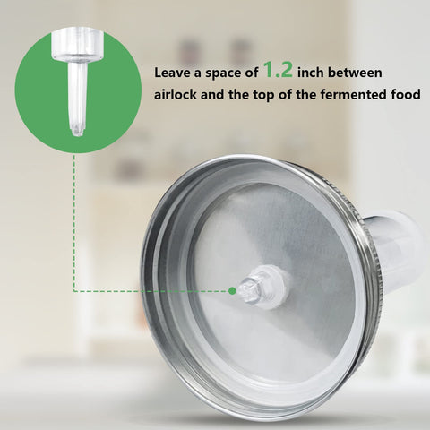 Artcome complete fermentation kit shown with jar (not included)