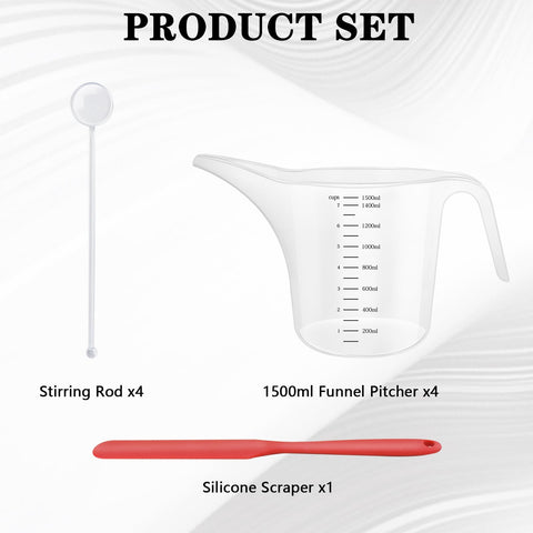 Artcome long spout pitcher showing controlled pour into mold