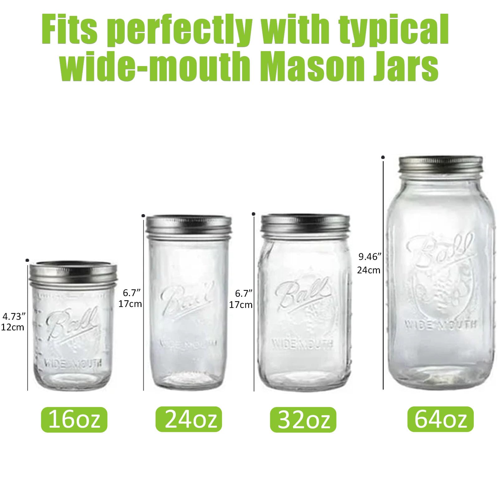 Artcome mason jar clean brush aids easy sanitation between batches