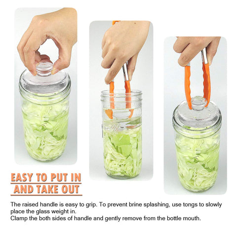 Artcome silicone tongs included for clean, splash-minimized weight placement
