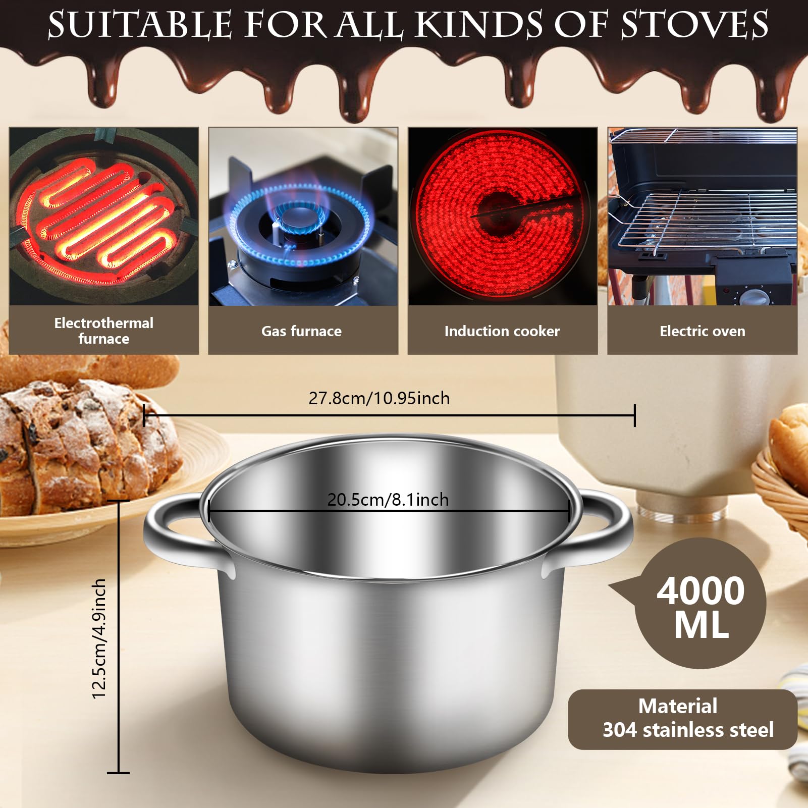Artcome stainless steel spoon ideal for measuring and stirring
