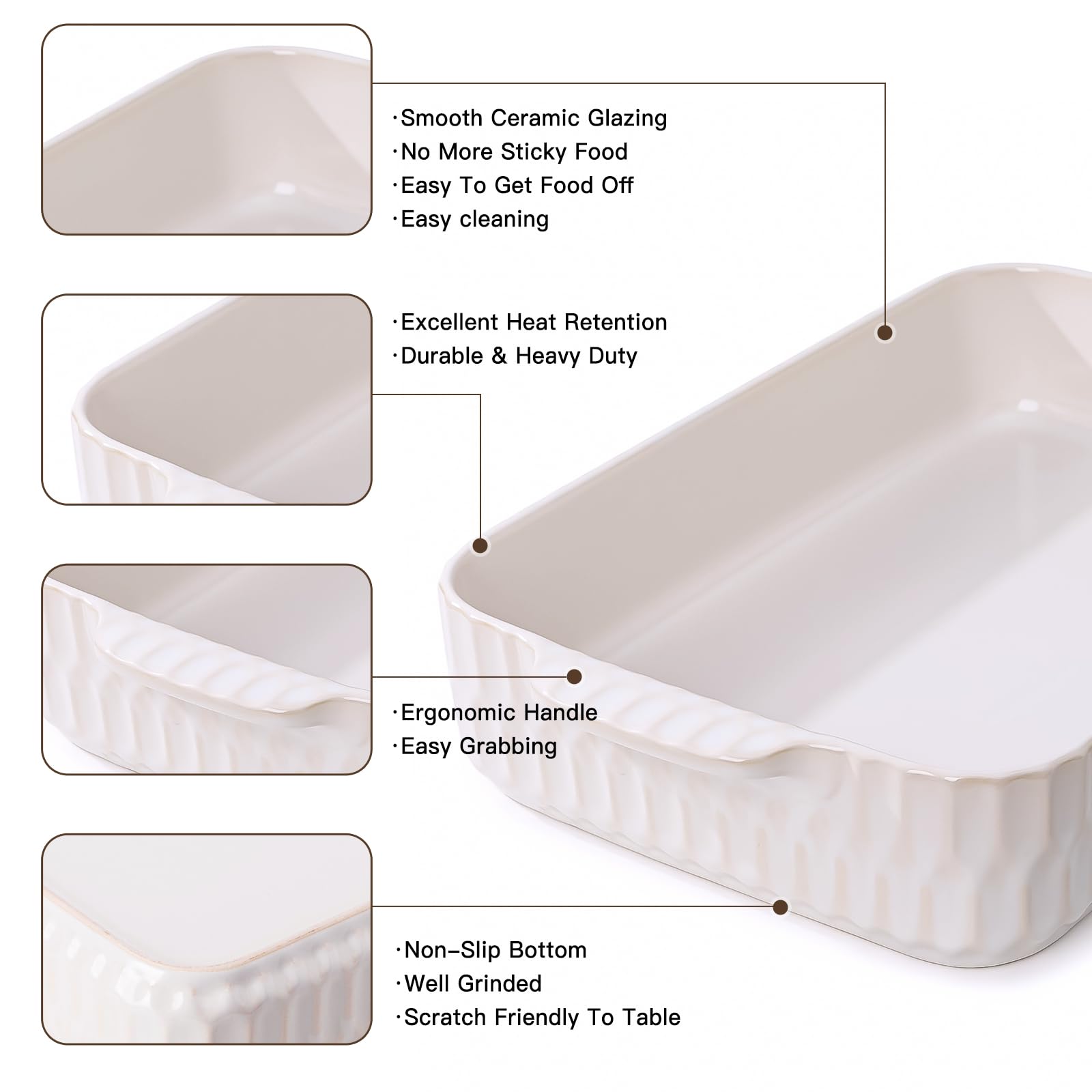 ArteBake 9x13 casserole pan perfect for holiday gatherings.
