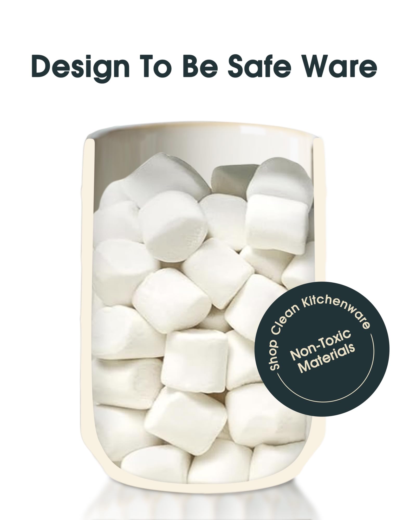 ArteBake durable ceramic with reinforced edges withstands daily use and cleans easily.