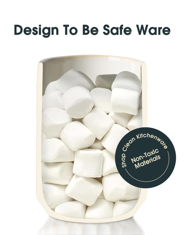 ArteBake durable ceramic with reinforced edges withstands daily use and cleans easily.