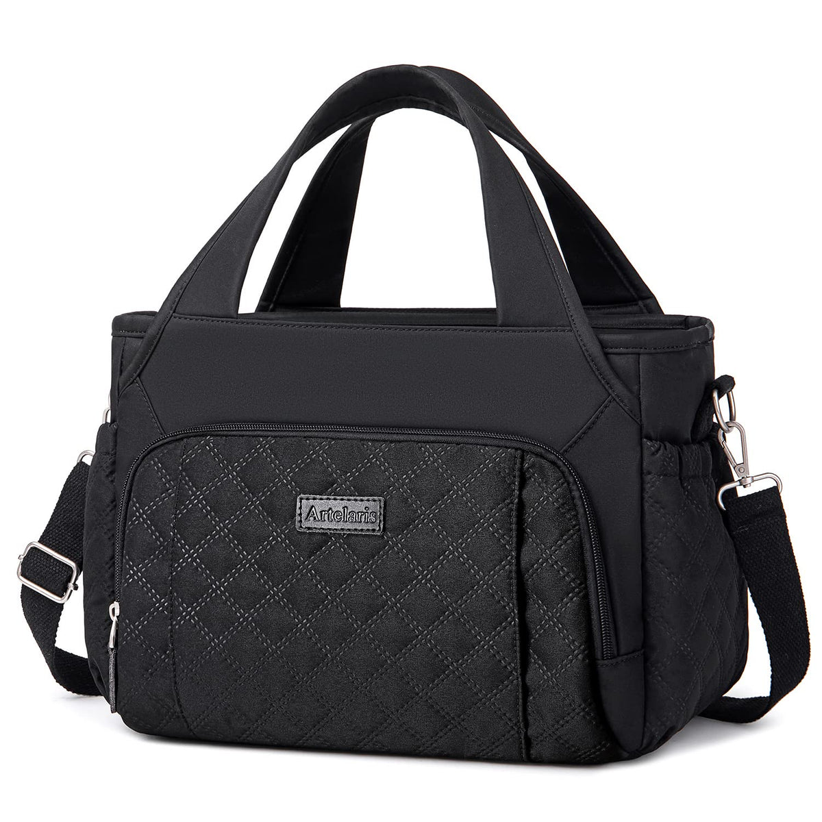 Artelaris insulated lunch bag main compartment keeps meals organized for daily use