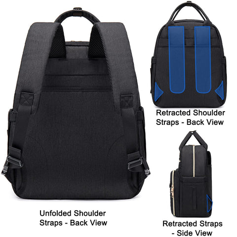 Artelaris lunch backpack convertible straps demonstrate versatile carry options.