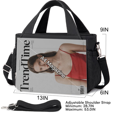 Artelaris lunch bag removable shoulder strap for versatility