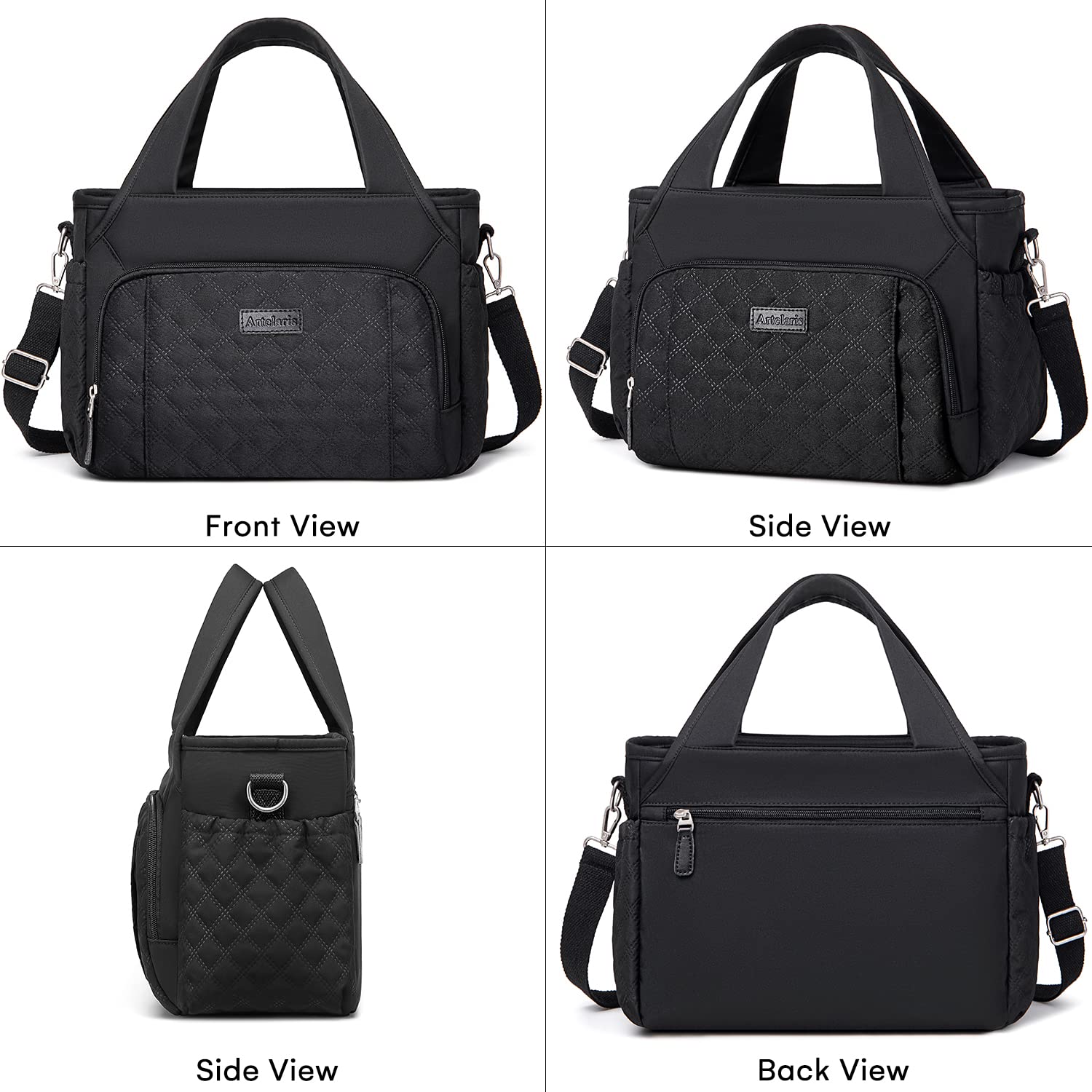 Artelaris lunch bag sturdy zippers for long lasting durability
