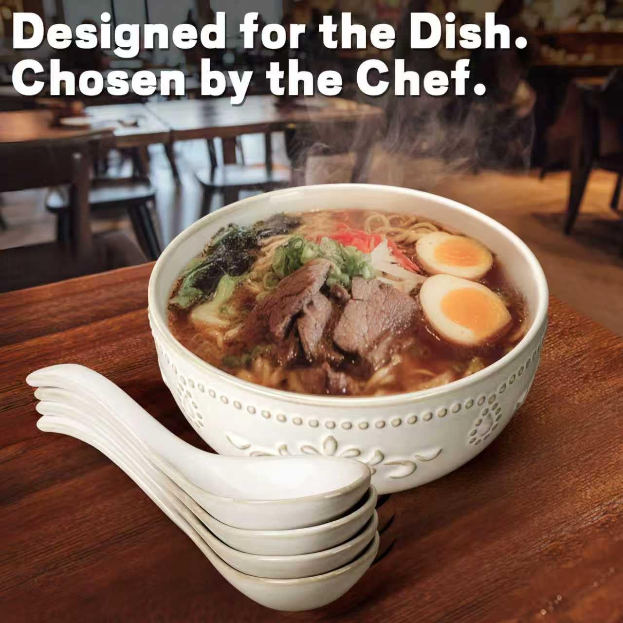 Artena bowls are microwave and dishwasher safe for everyday use