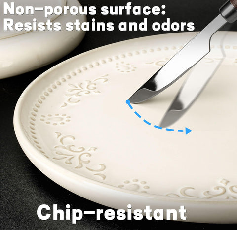 Artena microwave-safe plates for quick reheats and everyday use