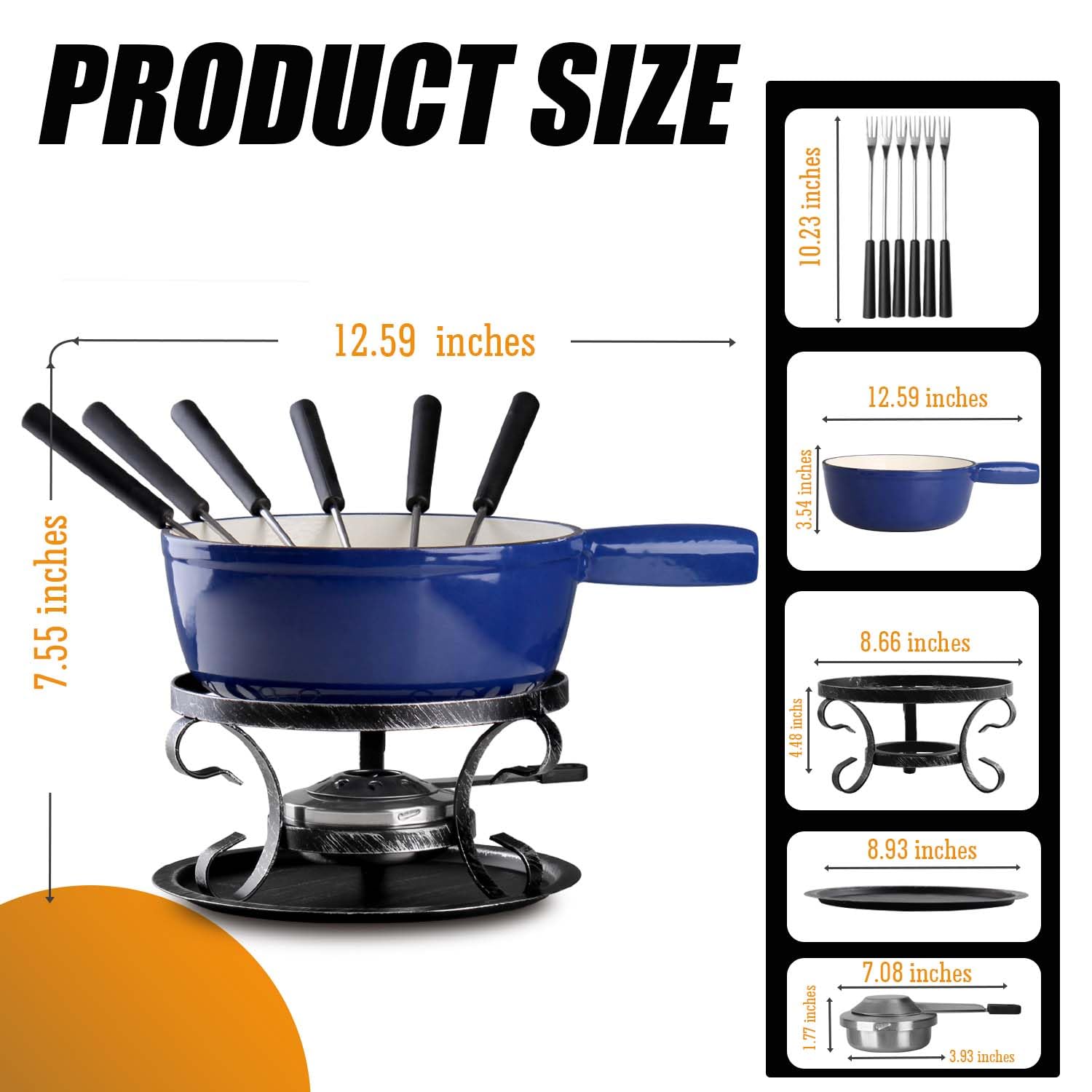 Artestia gift-ready fondue set ideal for holidays
