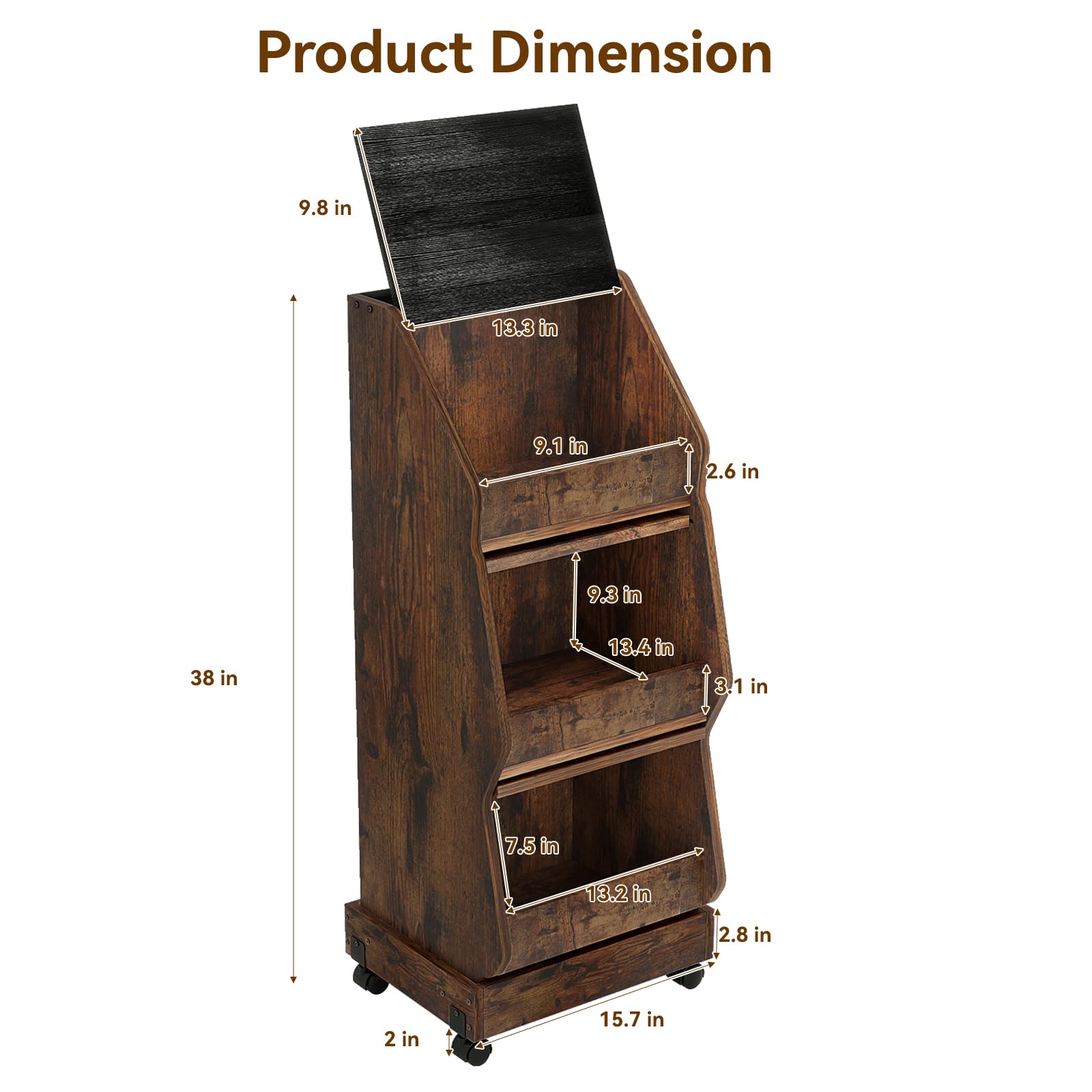 ARTETHYS movable bread box with rustic lid for fresh loaves at hand