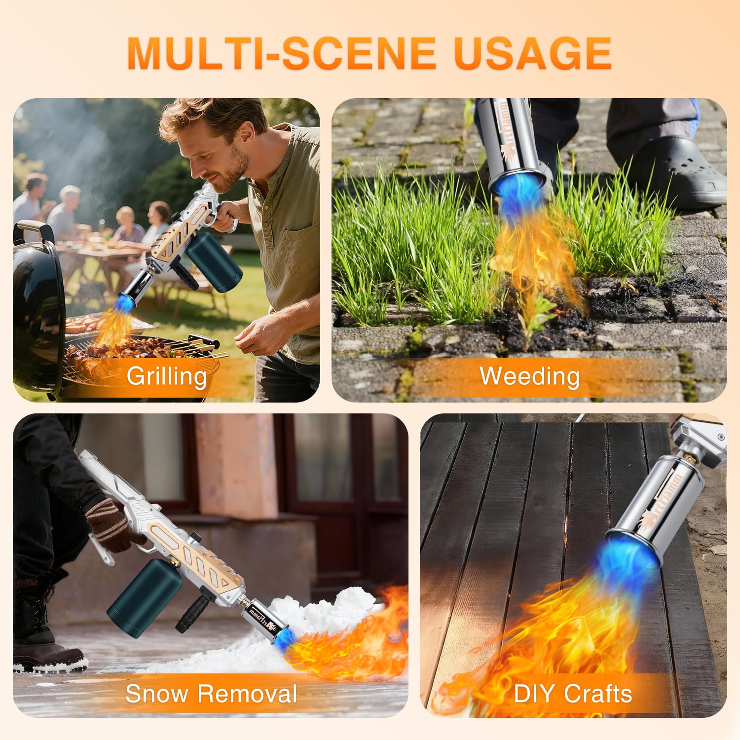 ARTFLAMM charcoal lighter and bonfire use for outdoor warmth