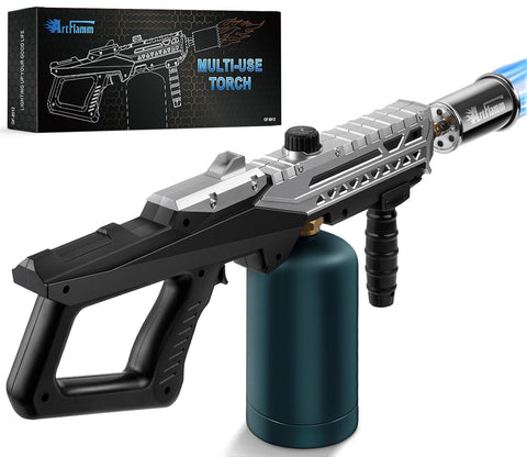 ARTFLAMM Grill Torch Gun flame ignition for quick charcoal lighting and fast preheat