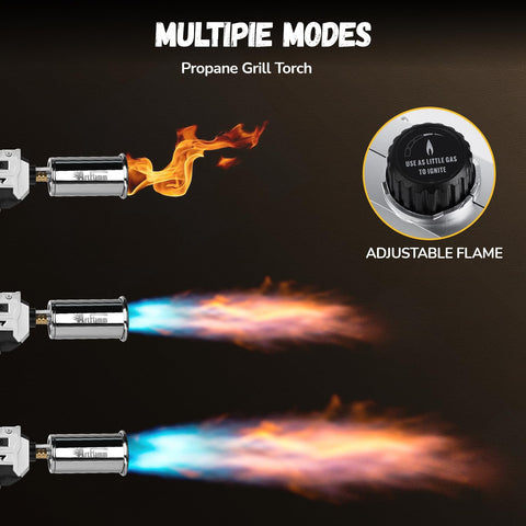 ARTFLAMM Grill Torch Gun starts fires for camping or backyard fires