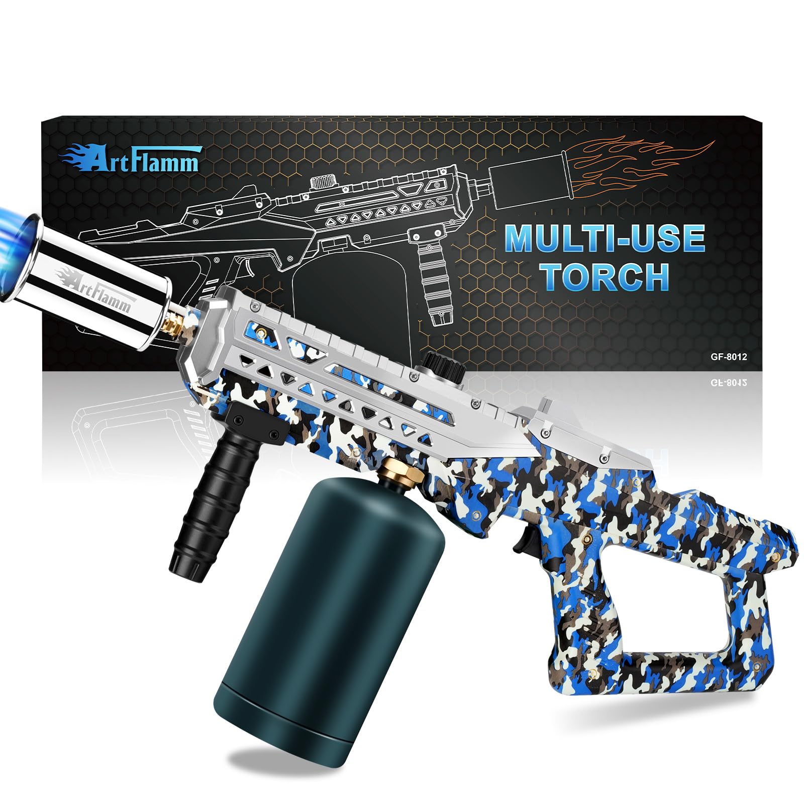 ARTFLAMM propane gun torch 24-inch length for precise searing and even heating.