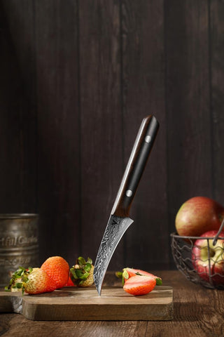 ARTIDGE 3.5-inch paring knife with 15-degree edge for precise peeling.