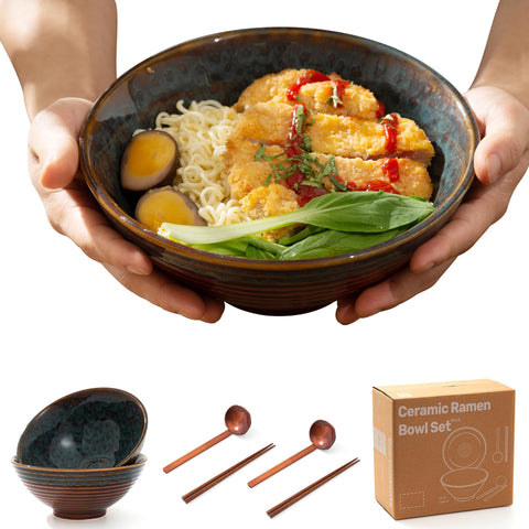 ArtifexCeram chopsticks set complements bowls for authentic Asian-style meals