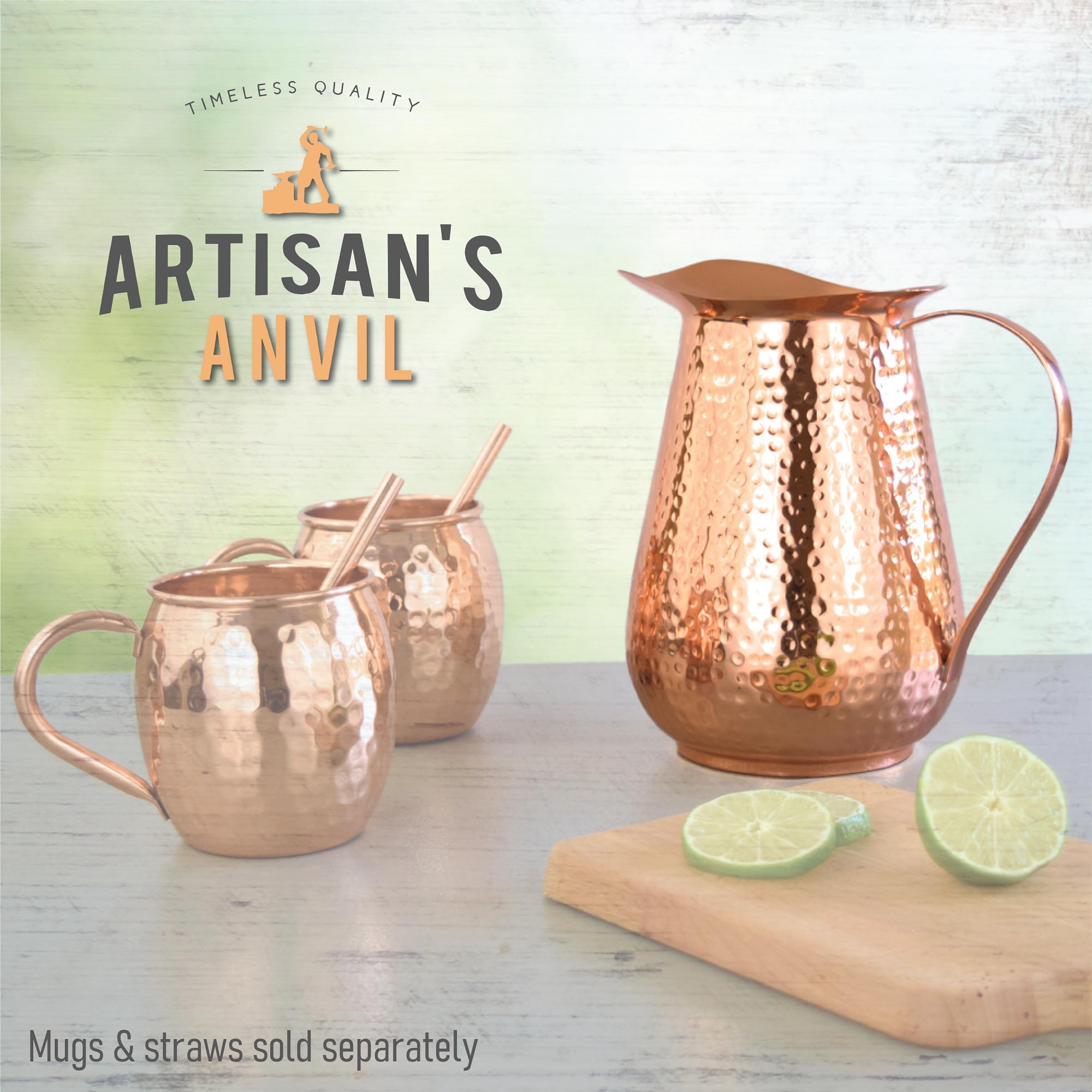 Artisan's Anvil 70 oz capacity makes gatherings easier.