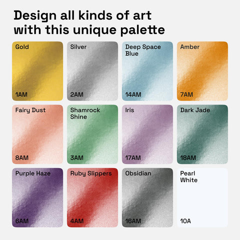 ARTISTRO 12 metallic markers for rock painting with vibrant opacity and smooth flow.