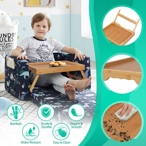 Artmeer bed tray closed for compact storage