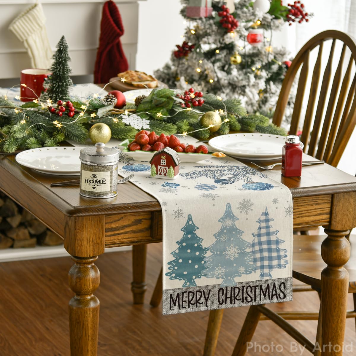 13 by 60 inch runner fits small to medium dining tables for two to four.