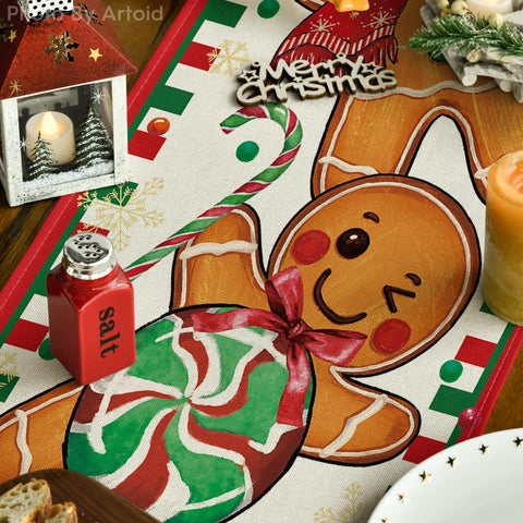 Artoid Mode 13x90 inch table runner fits tables seating 6-8 for shared meals.