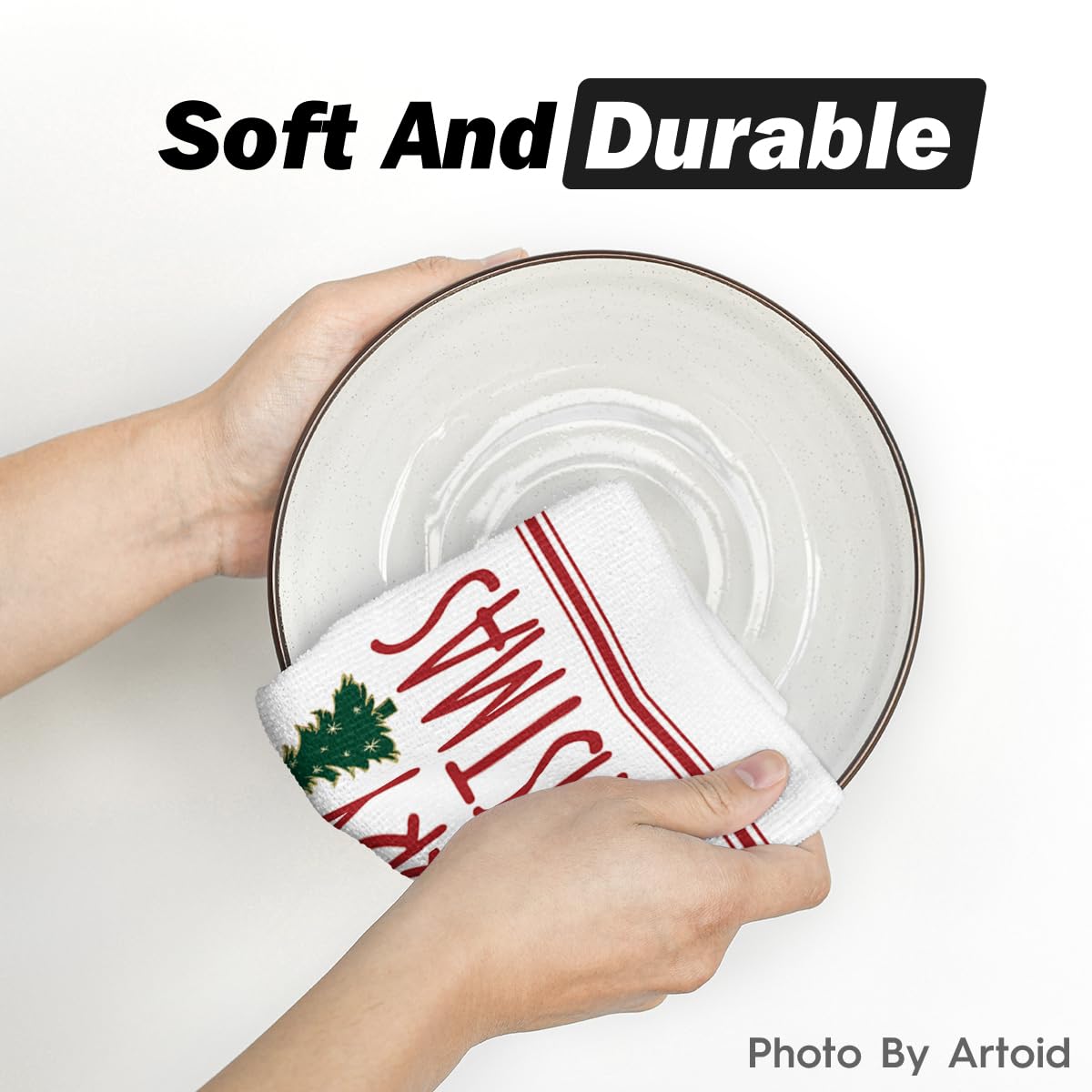 Artoid Mode 18x26 inch dish towels cover large surfaces